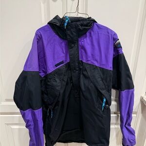 Vintage Columbia Purple Black Ski Jacket